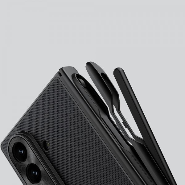 Nillkin Samsung Galaxy Z Fold 7 Kuori Super Frosted Shield Fold MagSafe Pen Slot Musta