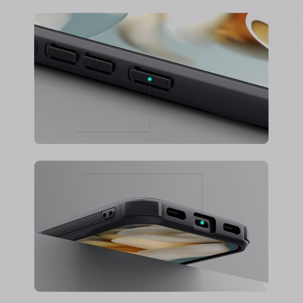 Nillkin Google Pixel 10/Pixel 10 Pro -suojakuori Super Frosted Shield Pro musta