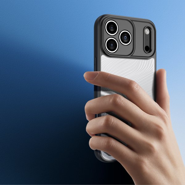Dux Ducis iPhone 17 Pro Max Kuori Aimo Series Musta