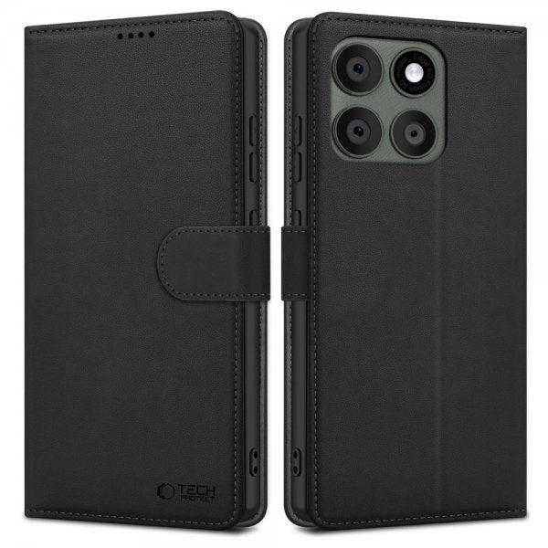 Tech-Protect Motorola Edge 60 Pro Fodral Wallet Musta