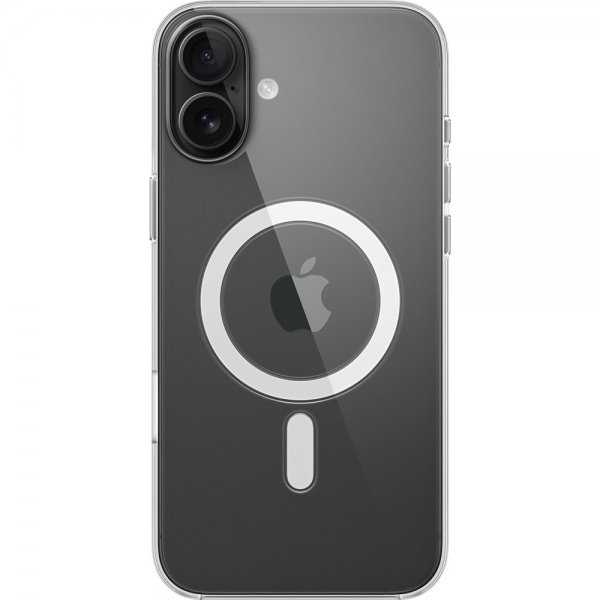 Apple alkuperäinen iPhone 16 Plus -kuori Clear Case MagSafe Läpinäkyvä
