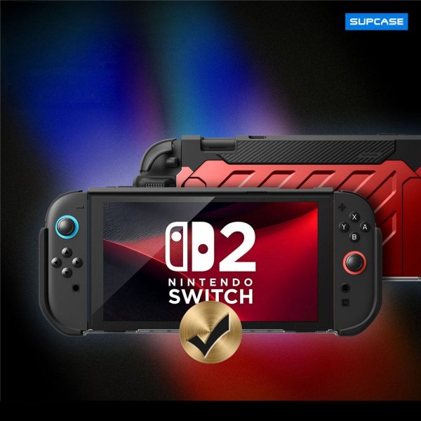 Supcase Nintendo Switch 2 Suojakuori UB Pro Punainen
