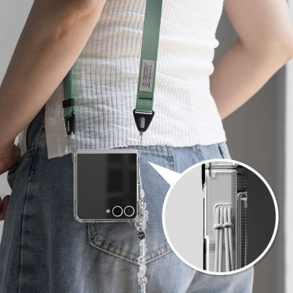 Ringke Samsung Galaxy Z Flip 7 Kuori Fusion Magnetic Läpinäkyvä