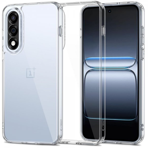 Tech-Protect OnePlus Nord 5 -suojakuori, FlexAir Hybrid, läpinäkyvä