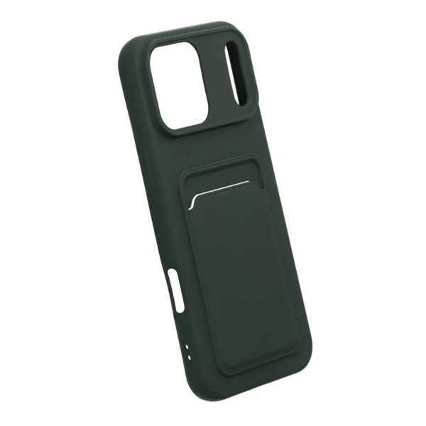iPhone 17 Pro Max Kuori Korttikotelolla Vihreä