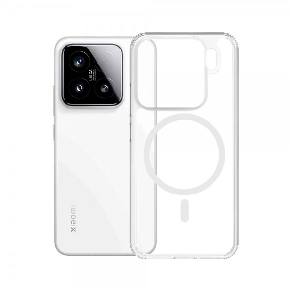 3mk Xiaomi 15 Kuori Armor MagCase Läpinäkyvä