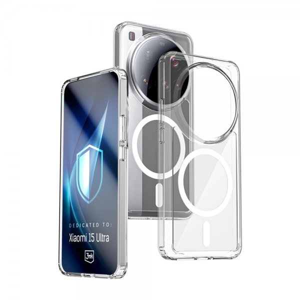 3mk Xiaomi 15 Ultra Armor MagCase läpinäkyvä