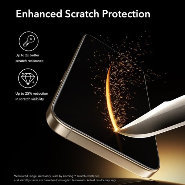 ESR iPhone 17 Pro UltraFit Armorite -näytönsuoja