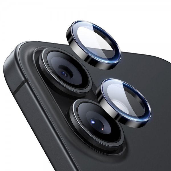 ESR iPhone 16/iPhone 16 Plus/iPhone 17 Kameran suoja Armorite Musta