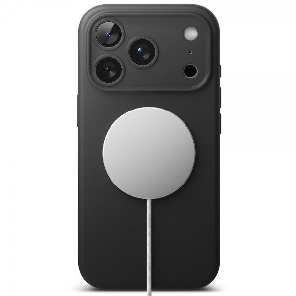 Ringke iPhone 17 Pro Max kuori silikoni magneettinen musta