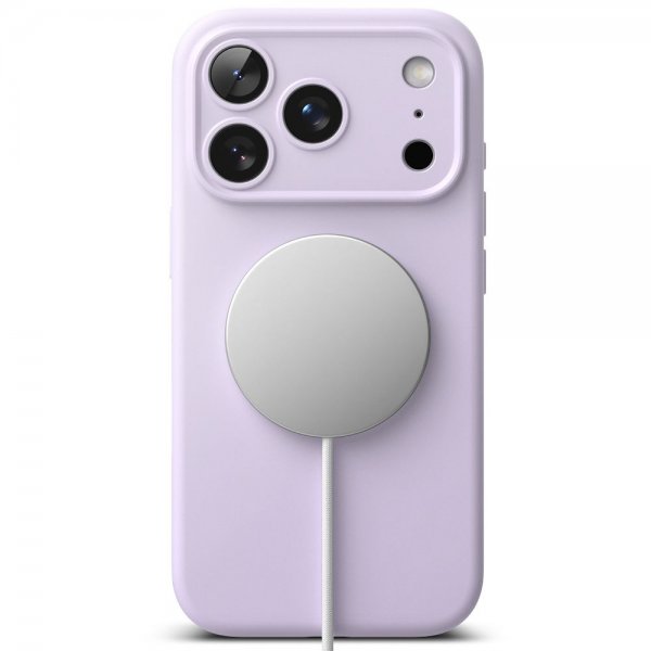 Ringke iPhone 17 Pro Max -kuori silikoninen magneettinen violetti