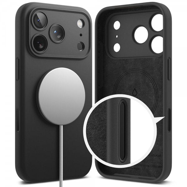 Ringke iPhone 17 Pro Silikoninen Magneettikuori Violetti