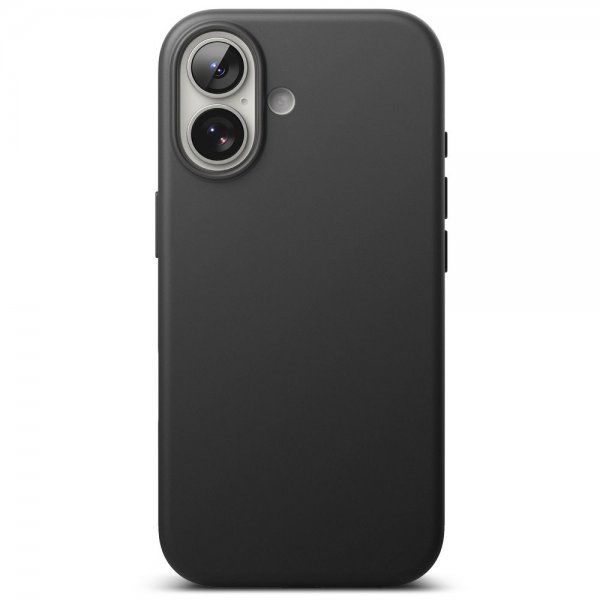 Ringke iPhone 17 -silikonisuojakuori magneettikiinnityksellä, musta