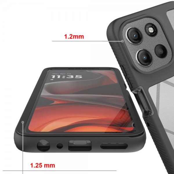 Tech-Protect Motorola Moto G56 Suojakuori Defense Musta