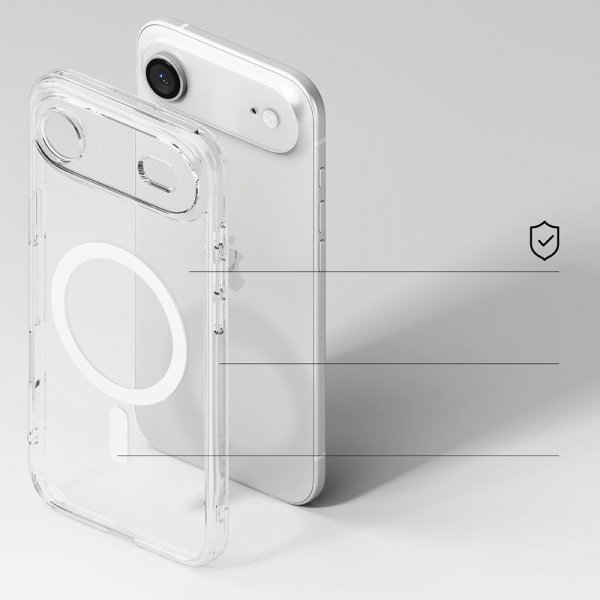 Ringke iPhone Air -suojakuori Fusion Magnetic Transparent