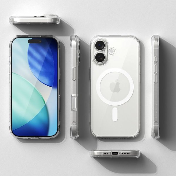 Ringke iPhone 17 -suojakuori Fusion Magnetic Transparent