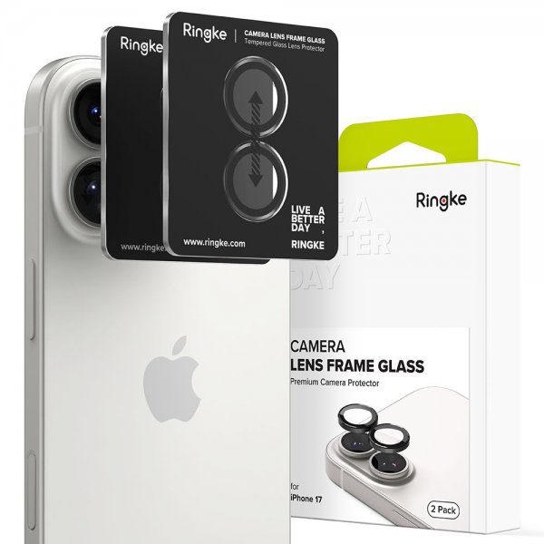 Ringke iPhone 17 -kameran linssisuojus 2-pakkaus