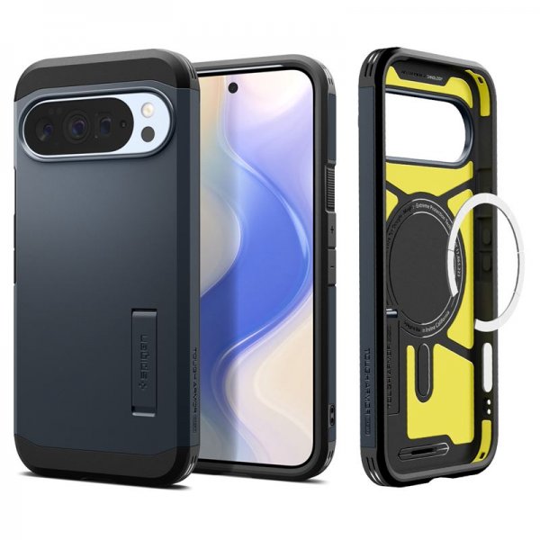 Spigen Google Pixel 10 Pro XL Suojakuori Tough Armor MagFit Metal Slate