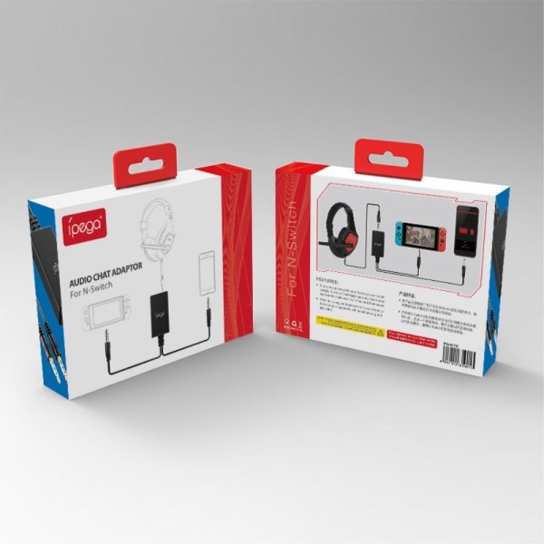 Ipega 2-in-1 -äänisovitin Nintendo Switchille