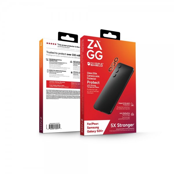 ZAGG InvisibleShield Samsung Galaxy S24 Plus kameranssuoja Glass Elite Camera Protector