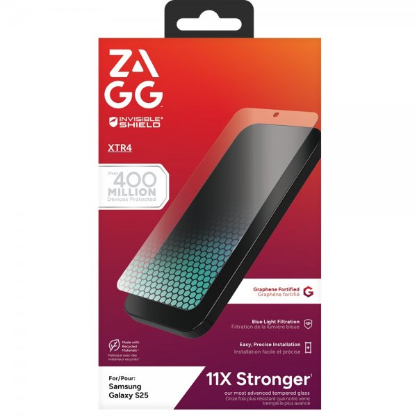 ZAGG InvisibleShield Samsung Galaxy S25 -näytönsuoja Glass XTR4