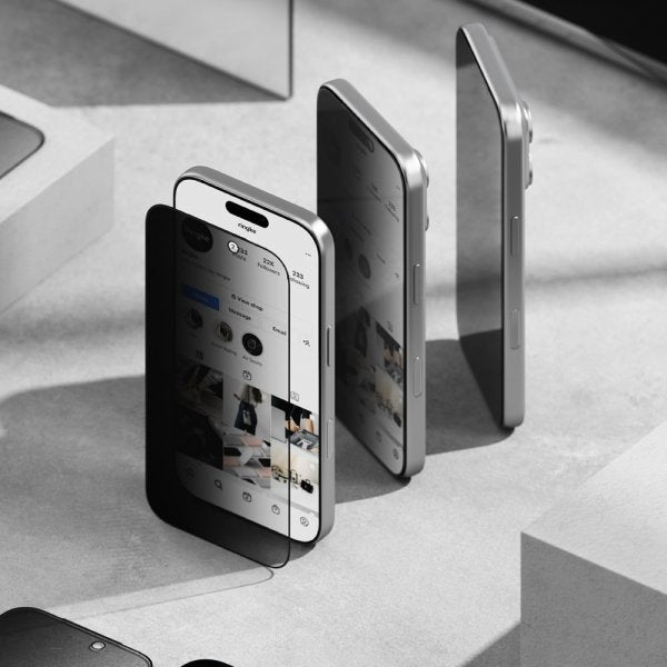 Ringke iPhone 17 Pro Max Näytönsuoja Easy Slide Privacy 2 kpl