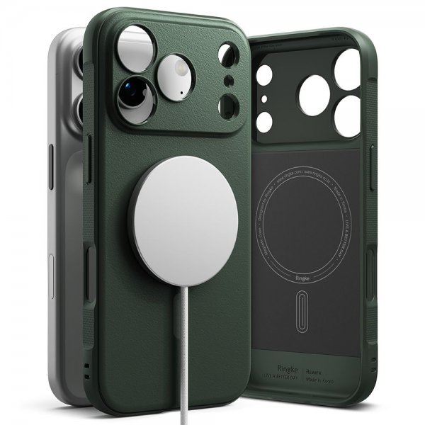 Ringke iPhone 17 Pro Onyx Magnetic Kuori Vihreä