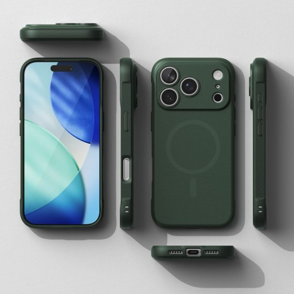 Ringke iPhone 17 Pro Onyx Magnetic Kuori Vihreä