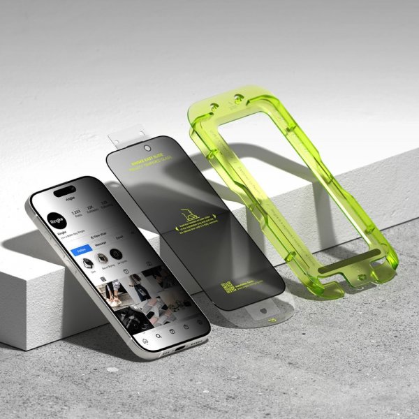 Ringke iPhone 17 -näytönsuoja Easy Slide Privacy 2-pakkaus