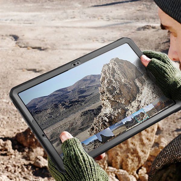 Supcase Samsung Galaxy Tab S10 FE Plus Kuori UB Pro Musta