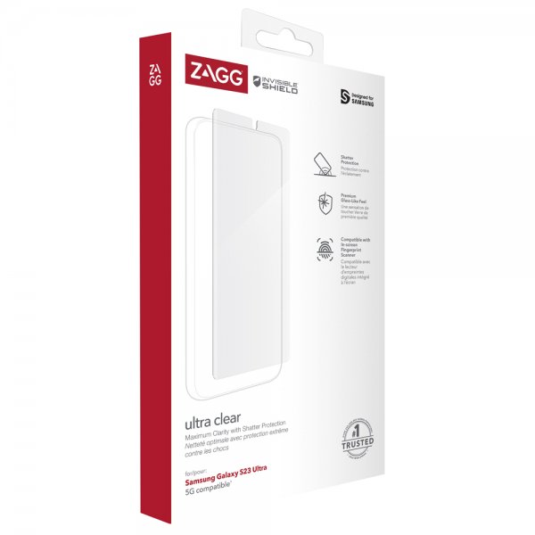 ZAGG InvisibleShield Samsung Galaxy S23 Ultra Näytönsuoja Ultra Clear