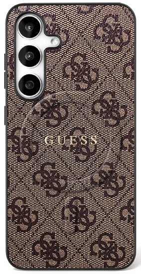 Guess Samsung Galaxy S25 FE Kuori 4G Pattern MagSafe Ruskea