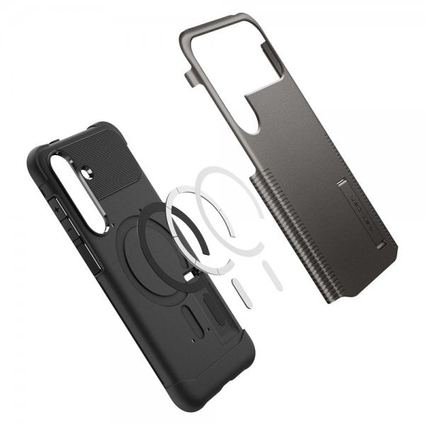 Spigen Samsung Galaxy S25 FE Kuori Slim Armor MagFit Gunmetal