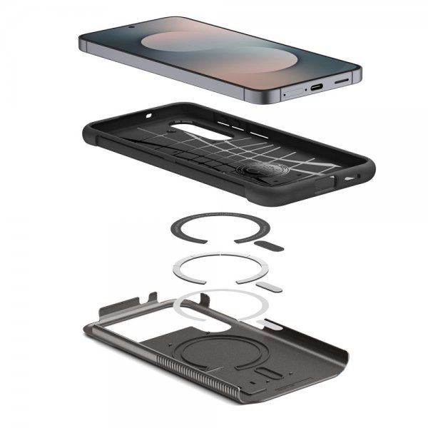 Spigen Samsung Galaxy S25 FE Kuori Slim Armor MagFit Gunmetal