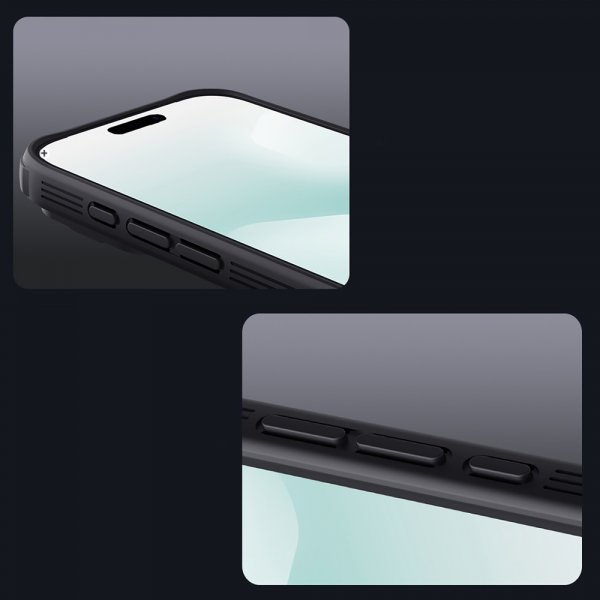 Nillkin iPhone 17 Pro CamShield Pro MagSafe Läpinäkyvä Musta Kuori