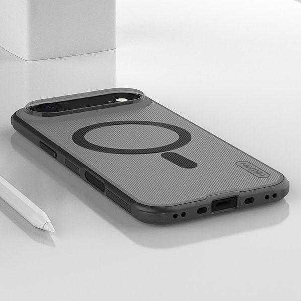 Nillkin iPhone Air -kuori Super Frosted Shield Pro MagSafe Läpinäkyvä Musta