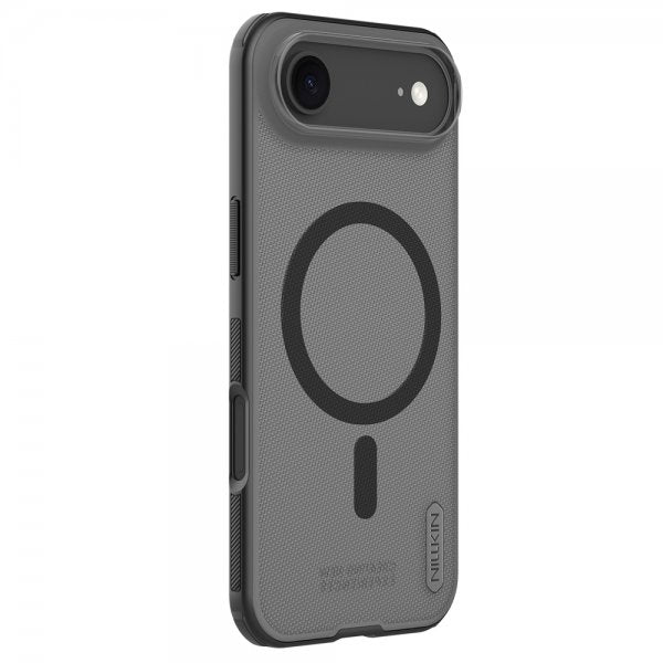 Nillkin iPhone Air -kuori Super Frosted Shield Pro MagSafe Läpinäkyvä Musta