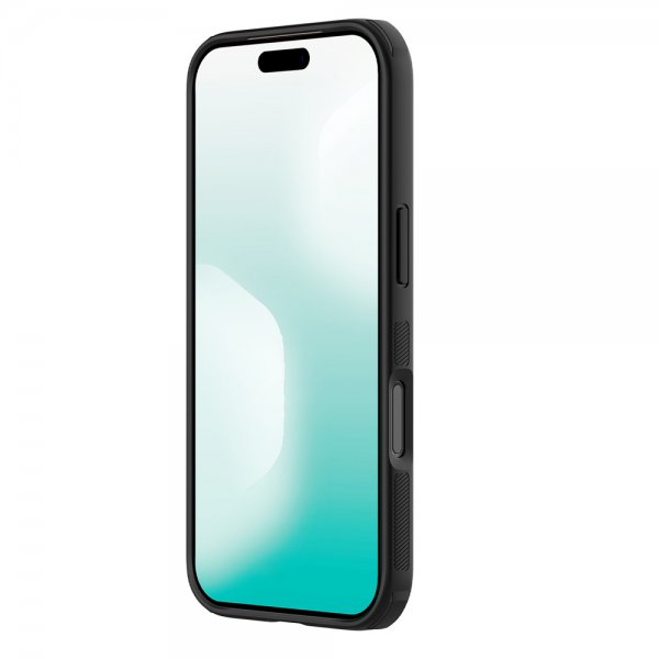 Nillkin iPhone 17 Pro -kuori Super Frosted Shield Pro MagSafe, läpinäkyvä musta