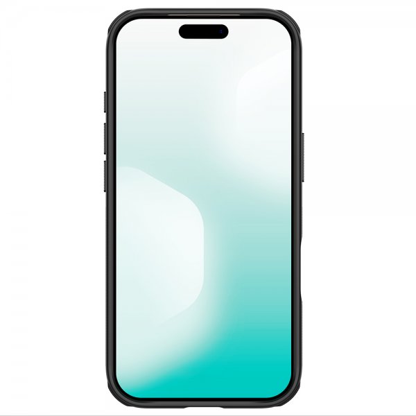 Nillkin iPhone 17 Pro -kuori Super Frosted Shield Pro MagSafe, läpinäkyvä musta