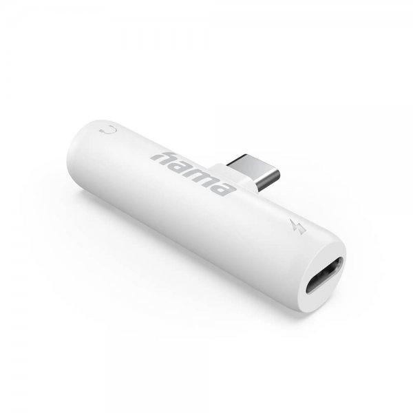 Hama Äänisovitin 2xUSB-C Valkoinen