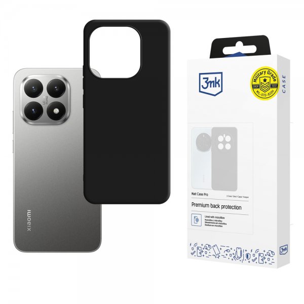 3mk Xiaomi 15T Kuori Matt Case Pro Musta