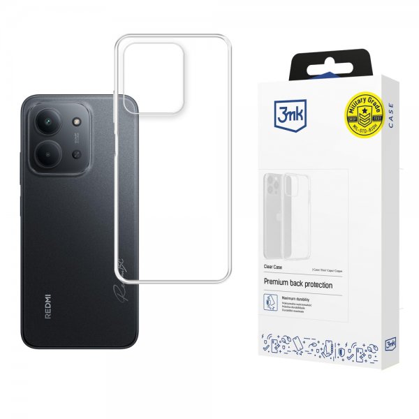 3mk Xiaomi Redmi 15C Kuori Clear Case Läpinäkyvä
