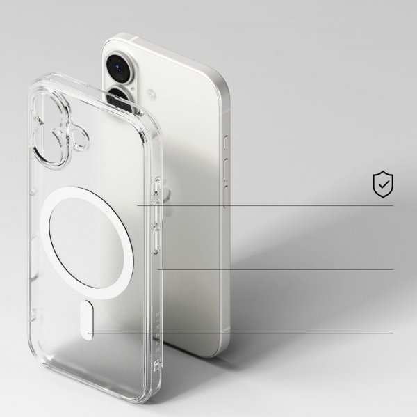 Ringke iPhone 17 -suojakuori Fusion Magnetic Matte Transparent