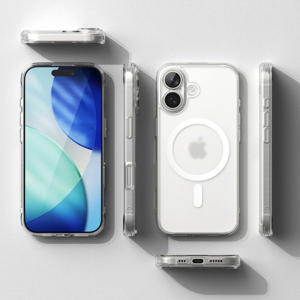 Ringke iPhone 17 -suojakuori Fusion Magnetic Matte Transparent