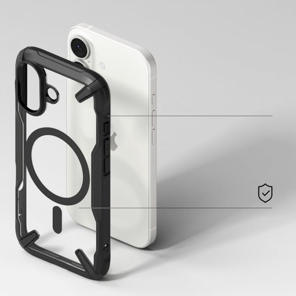 Ringke iPhone 17 -suojakuori Fusion X Magnetic, musta