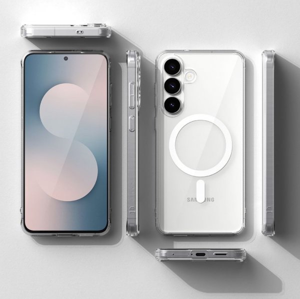 Ringke Samsung Galaxy S25 FE Suojakuori Fusion Magnetic Läpinäkyvä
