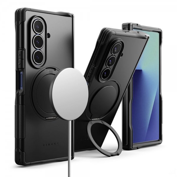 Ringke Samsung Galaxy Z Fold 7 Kuori Alles MagSafe Musta