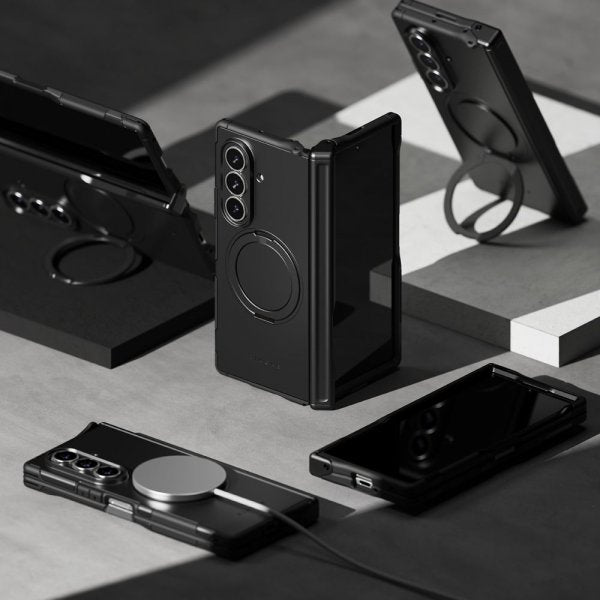 Ringke Samsung Galaxy Z Fold 7 Kuori Alles MagSafe Musta
