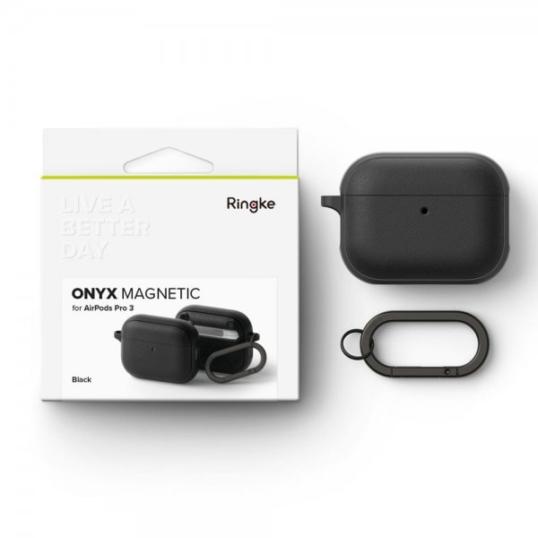 Ringke AirPods Pro 3 Kuoret Onyx Magnetic Musta