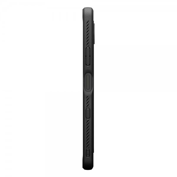 Spigen Sony Xperia 10 VII -suojakuori, Rugged Armor, mattamusta